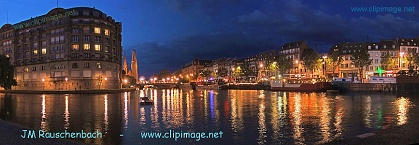 quai-des-pecheurs.strasbourg.panoramique.soir.peniches