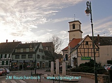 brumath,centre du village.alsace