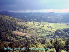 vosges vu du sommet du hans.alsace