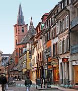 maison et eglise,grand rue,strasbourg