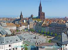 place kleber,cathedrale,strasbourg,avril