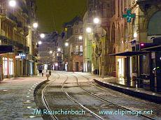 rue haute montee, nuit hiver