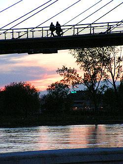 un bout de la Passerelle Mimram