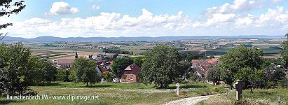 hohengoft et plaine, vu du goftberg, alsace