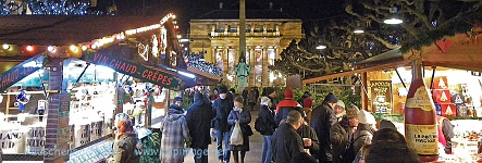 marche de noel,strasbourg,place broglie,panoramique