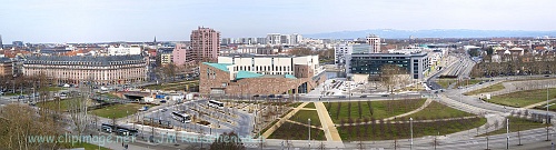 place de l etoile,panoramique,hiver