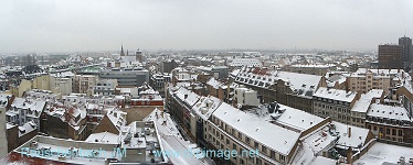 toits strasbourg,neige,panoramique